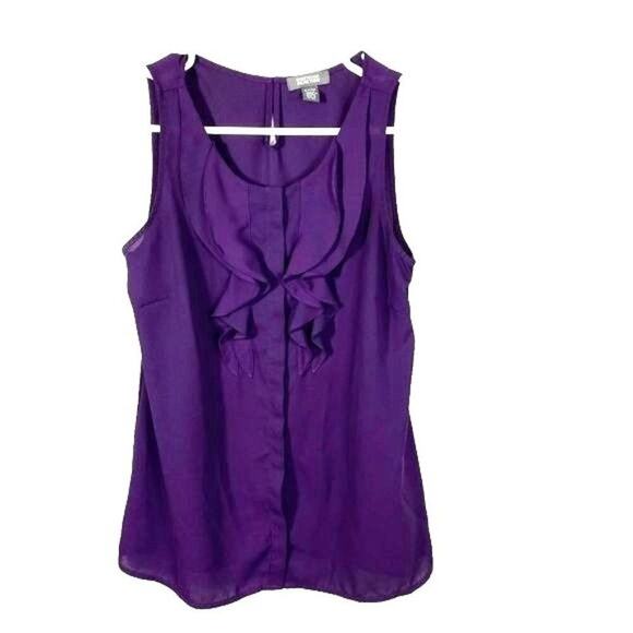 Kenneth Cole Reaction Purple Tank Top Size Small/P - Picture 1 of 6